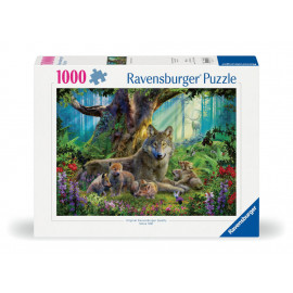 Ravensburger 12000477 Puzzle Wölfe im Wald 1000 Teile