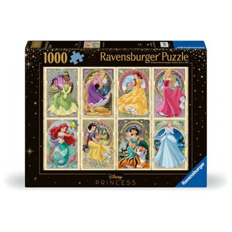 Ravensburger 12000497 Puzzle Nouveau Art Prinzessinnen 1000 Teile