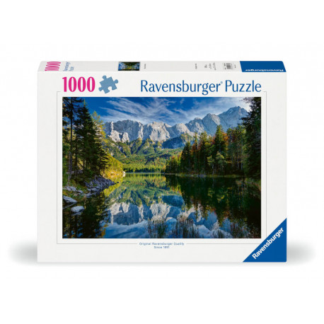 Ravensburger 12000653 Puzzle Eibsee mit Wettersteingebirge und Zugspitze 1000 Teile