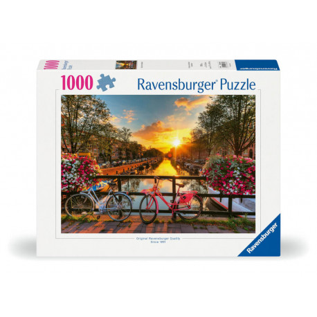 Ravensburger 12000662 Puzzle Fahrräder in Amsterdam 1000 Teile