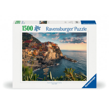 Ravensburger 12000705 Puzzle Blick auf Cinque Terre 1500 Teile