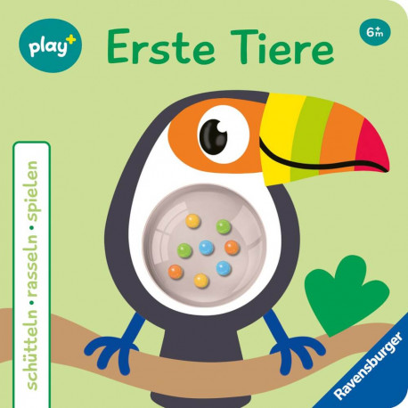 Ravensburger 45600 play+ schütteln, rasseln, spielen: Erste Tiere new infant books