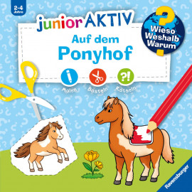 Ravensburger 60076 Wieso? Weshalb? Warum? junior AKTIV: Auf dem Ponyhof WWW-Malbuch (ab 01/06)