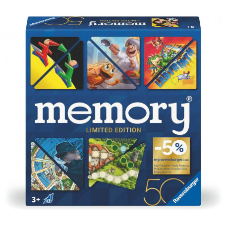 Ravensburger 22463 memory® 50 Jahre Blaues Dreieck Lustige Kinderspiele Lustige Kinderspiele