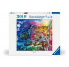 Ravensburger 12000803 Puzzle Farbenfrohe Cinque Terre 2000 Teile