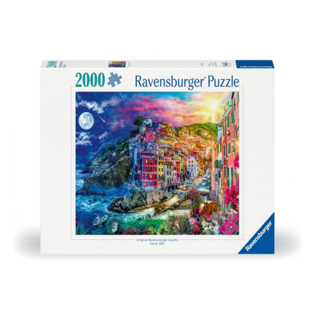 Ravensburger 12000803 Puzzle Farbenfrohe Cinque Terre 2000 Teile