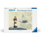 Ravensburger 12000804 Puzzle Romantischer Leuchtturm 2000 Teile