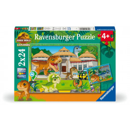 Ravensburger 12001057 Puzzle Jurassic World Explorers 2 X 24 Teile