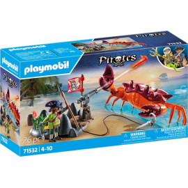 PLAYMOBIL 71532 Kampf gegen die Riesenkrabbe