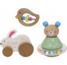 SpielMaus Holz Activity Spiel- und Geschenkset, 3 Teile