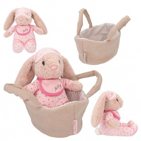 Princess Mimi Plüsch Hase Nelly im Körbchen