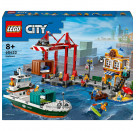 LEGO® City 60422 Hafen mit Frachtschiff