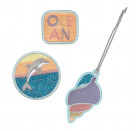 School Patches Set Dolphin Ocean Edition