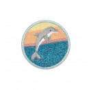 School Patches Set Dolphin Ocean Edition