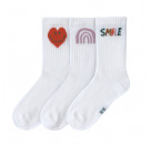 Tennis Socks 3 pcs Little Gang Smile,