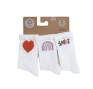 Tennis Socks 3 pcs Little Gang Smile,
