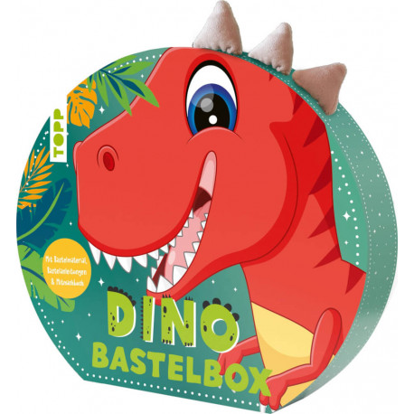 Dino-Bastelbox. Mit Anleitungen, Bastelmaterial und Mitmachbuch