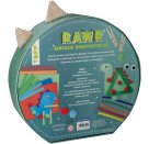 Dino-Bastelbox. Mit Anleitungen, Bastelmaterial und Mitmachbuch