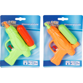 Splash & Fun Wasserpistole 13 cm im Display, 2-fach sortiert