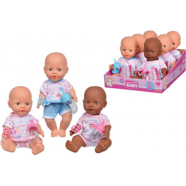 New Born Baby Vinylbaby, 3-sortiert