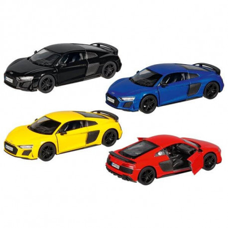 12302Audi R8 Coupé, Spritzguss, 1:36, L  12,5 cm sortiert (1 Stück)