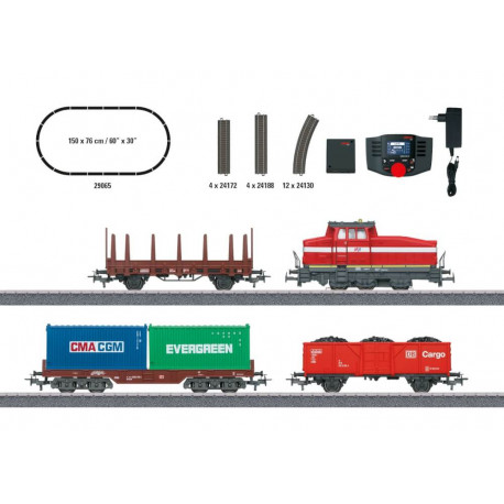 Märklin 29065 - H0 Digital-Startpackung Moderner Rangierbetrieb mit DHG 500