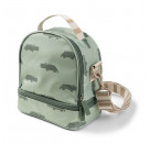 Isolierte Kinder-Lunchtasche Croco Grün