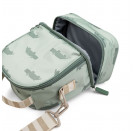 Isolierte Kinder-Lunchtasche Croco Grün
