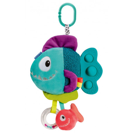 Ravensburger 4876 play+ Pop-it Piranha (blau)