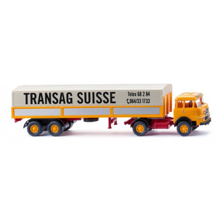 WIKING Pritschensattelzug (Krupp 806) Transag Suisse