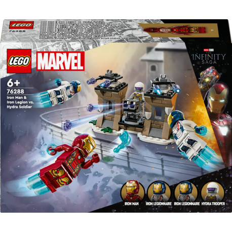 LEGO® Marvel Super Heroes™ 76288 Iron Man & Iron Legion vs. HYDRA-Soldat