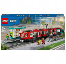 LEGO® City 60423 Straßenbahn mit Haltestelle