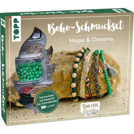 Boho-Schmuckset Hope & Dreams (Grün)