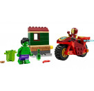 LEGO® Marvel Super Heroes™ 76287 Iron Man mit Bike und der Hulk