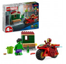 LEGO® Marvel Super Heroes™ 76287 Iron Man mit Bike und der Hulk