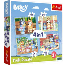 Bluey 4in1 Puzzle 12/15/20/24 Teile