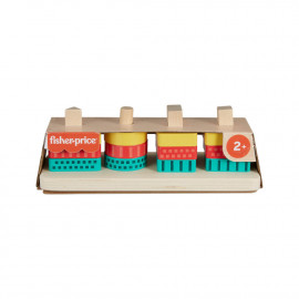 Fisher-Price Buntes Holz-Stapelesielset