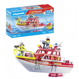 PLAYMOBIL 71598 Feuerlöschboot