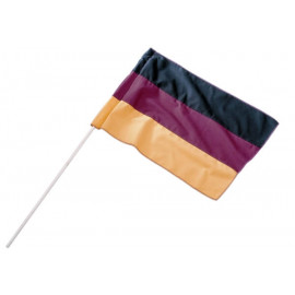 Deutschland, ca.  30 x 45 cm, mit Stab schwarz/rot/gelb
