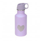 Bottle Stainless Steel Little Gang Heart lilac