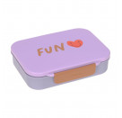Bento-Lunchbox Little Gang Heart lilac