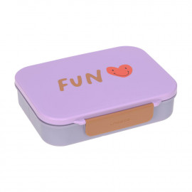 Bento-Lunchbox Little Gang Heart lilac