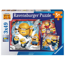 Ravensburger 12001061 Puzzle Despicable Me 4 3 X 49 Teile