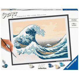 Ravensburger 23690 Malen nach Zahlen ART Collection: The Great Wave (Hokusai) Malen nach Zahlen Serie Premium