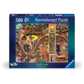 Ravensburger 12000681 Puzzle Ludicrous Libray 500p 500 Teile