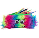 HERBS Pencil-Case, 2-fach sortiert Ein monsterstarkes Pencil-Case mit Wackelaugen und flauschigem Neon-Fell aus 100% P