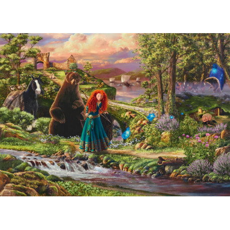 PU1000T.Kinkade Disney, Brave, Merida