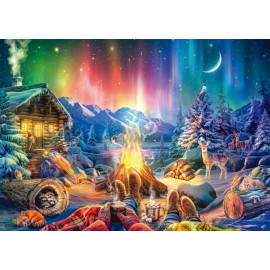 PU1000T.Lagerfeuerromantik unterm Sternenhimmel