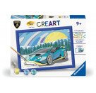 Ravensburger 23959 Malen nach Zahlen Blauer Lamborghini Malen nach Zahlen Serie Character