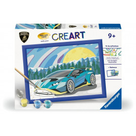 Ravensburger 23959 Malen nach Zahlen Blauer Lamborghini Malen nach Zahlen Serie Character